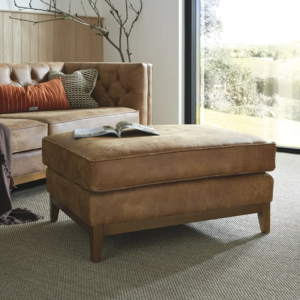 Chiswick Large Footstool - Sale from Timeless Chesterfields UK