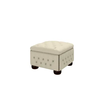 Pouf Capitonné avec rangement