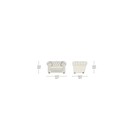 Knightsbridge 3 Seater & Chair | In Stock
