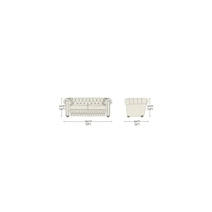 Knightsbridge 3 Seater & Chair | In Stock