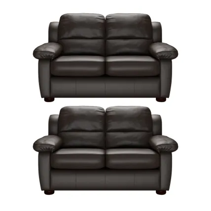 Romsey 2 x 2 Seaters Essential Brown