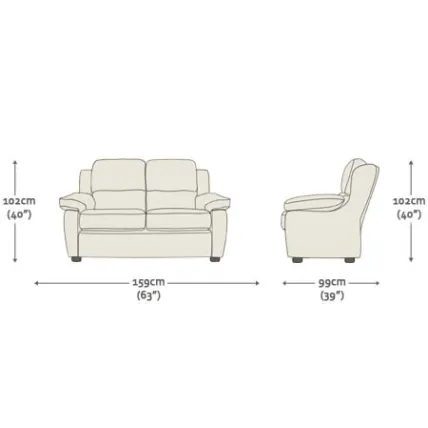 Romsey 2 x 2 Seater Sofa Set | In Stock