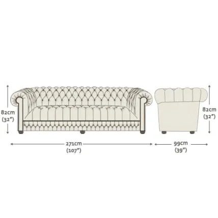 Belgravia 4 Seater Sofa & Chair | Amalfi Salsa | Luxury Sofa