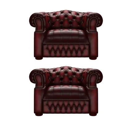 Sandringham Chairs Antique Red Antique Chestnut