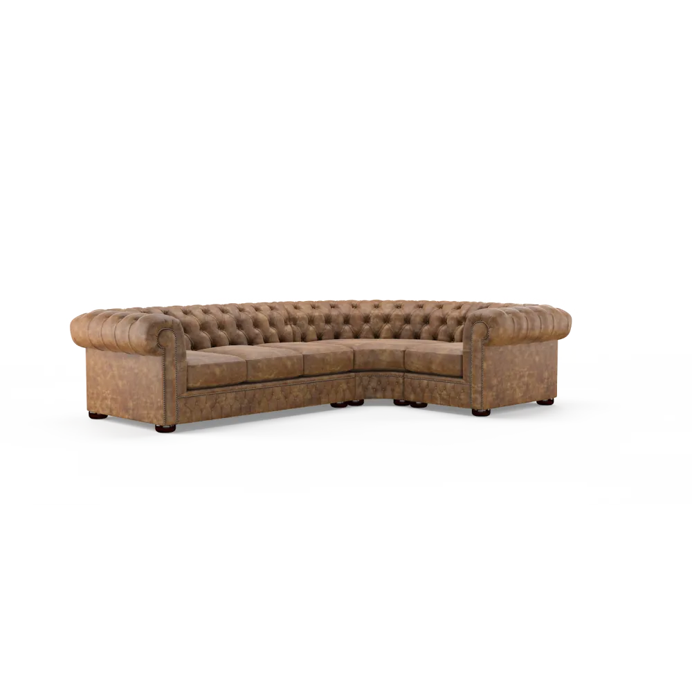 5 Seater Left Hand Facing Chesterfield Sofa | Timeless
