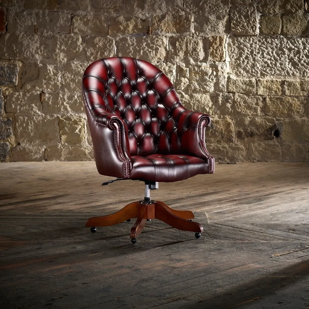 Directors Swivel Chair | Handmade Office Seating