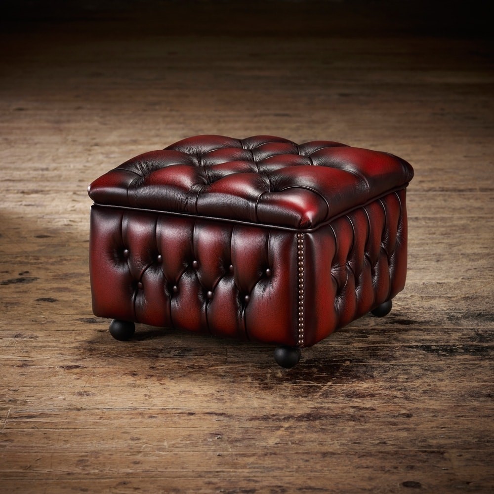 Pouf Capitonné avec rangement