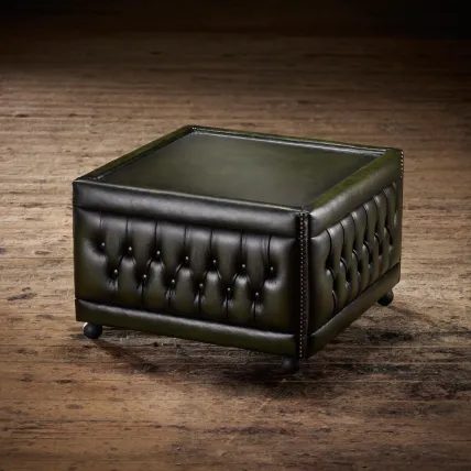 Pouf Capitonné avec plateau