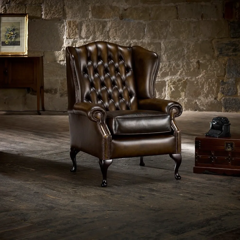 Classic 3 Seater Sofa | Handmade Wingback Design