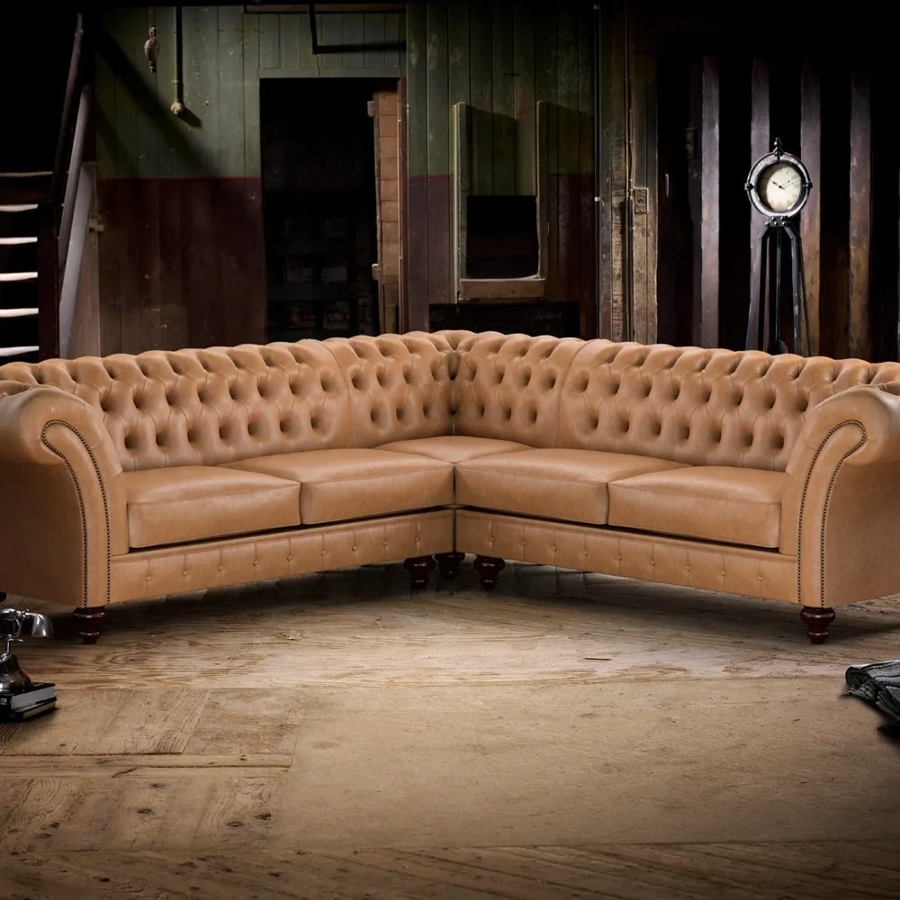 Grosvenor 7 Seater Double Sectional Sofa | Timeless Chesterfields