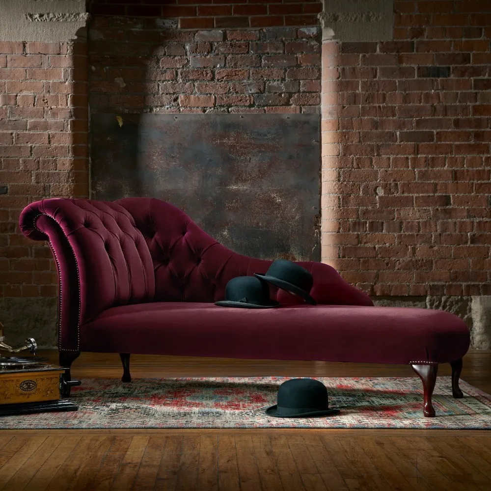 Blenheim Chaise Lounge | Luxury Chesterfield Chaise Lounge