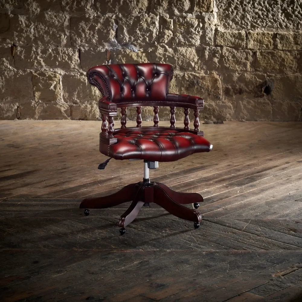 Captain's Swivel Chair | Chesterfield Office Chair