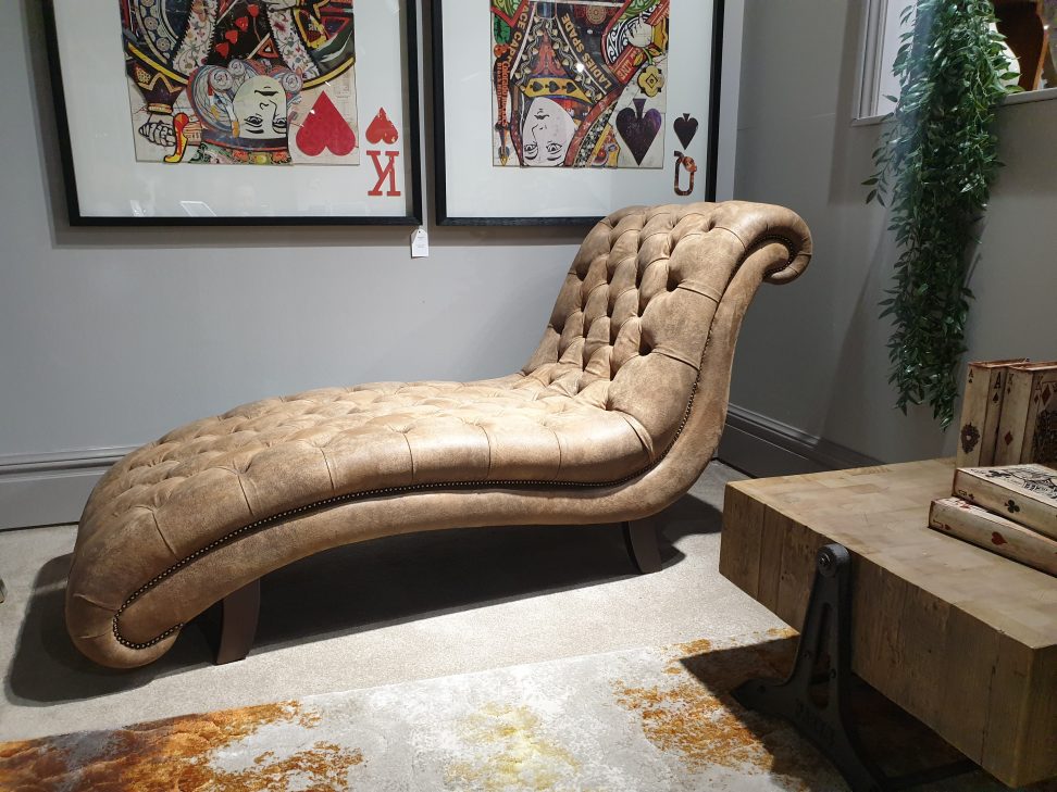 Queensbury Chaise Bespoke Faux Leather